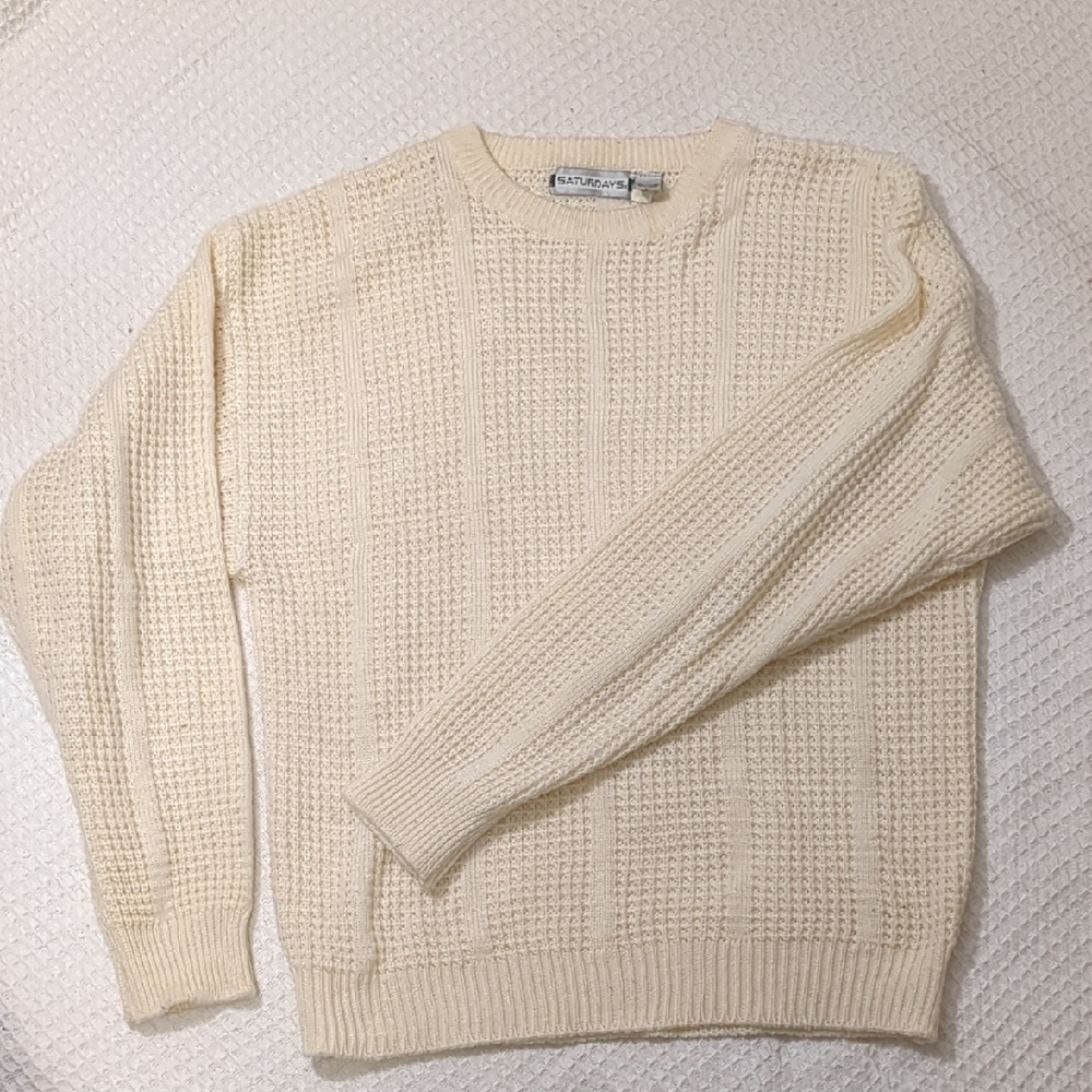 Cream Sweater for Men
